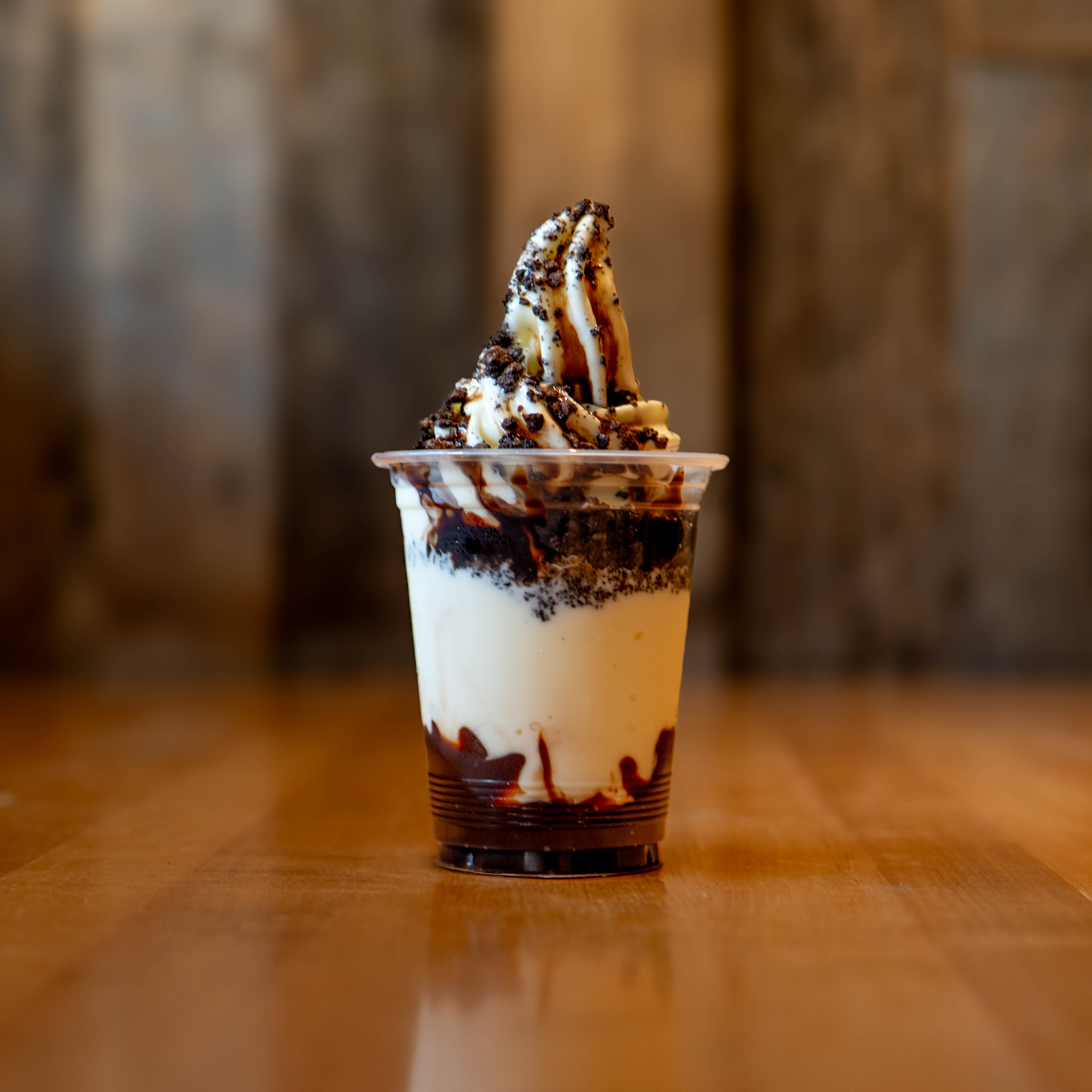 Oreo Sundae - Real vanilla ice cream, warm hot fudge sauce & Ore...